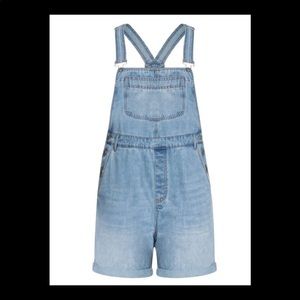 NWT City Chic Denim Short Overalls